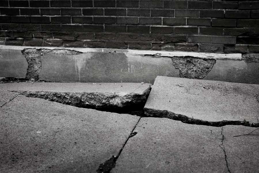walkway concrete repair