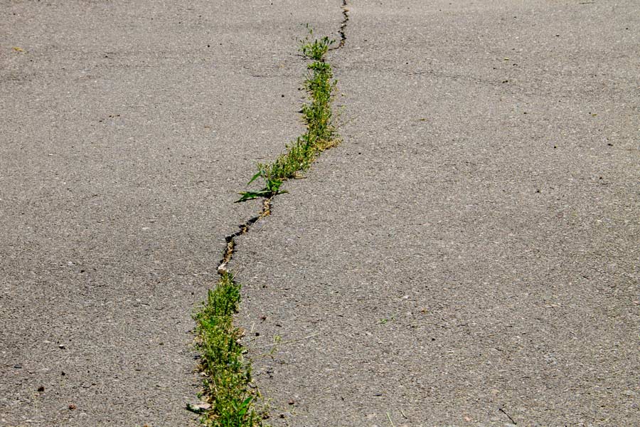 concrete driveway cracks