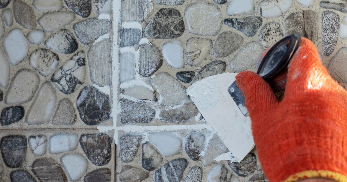 removing stubborn stains from tile