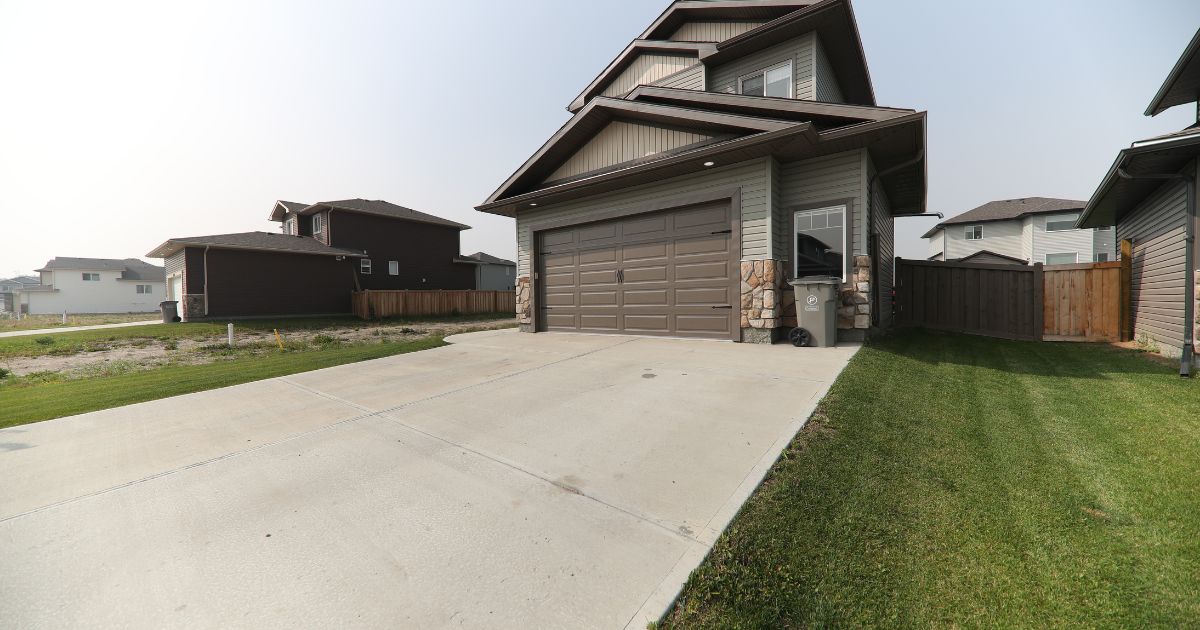 concrete driveway material